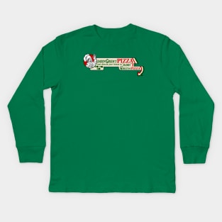 Daddy Green's Pizza Kids Long Sleeve T-Shirt